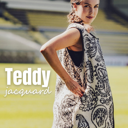 *RETAL* Teddy Jacquard 150x50 cm
