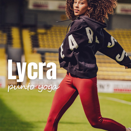 Tela Lycra Yoga burdeos