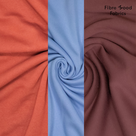 Sudadera afelpada algodón orgánico azul