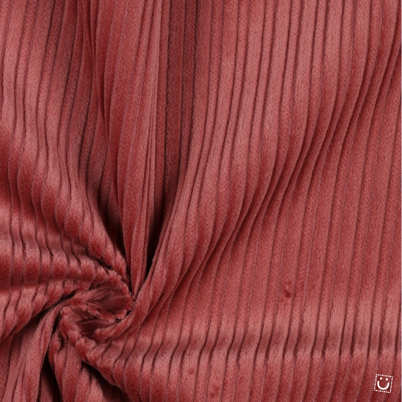 *RETAL TARA* Pana rosa 100% algodón 145x90 cm