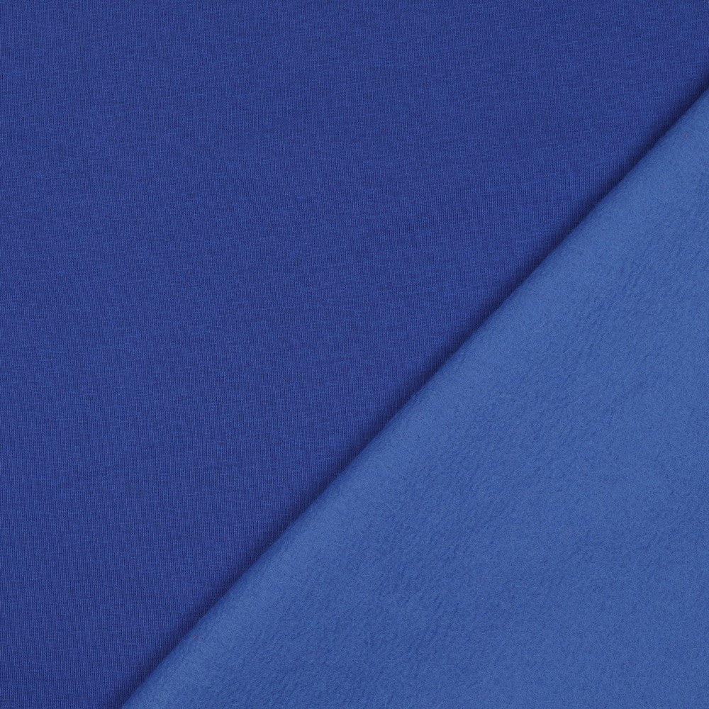 Sudadera jogging afelpada azul cobalto