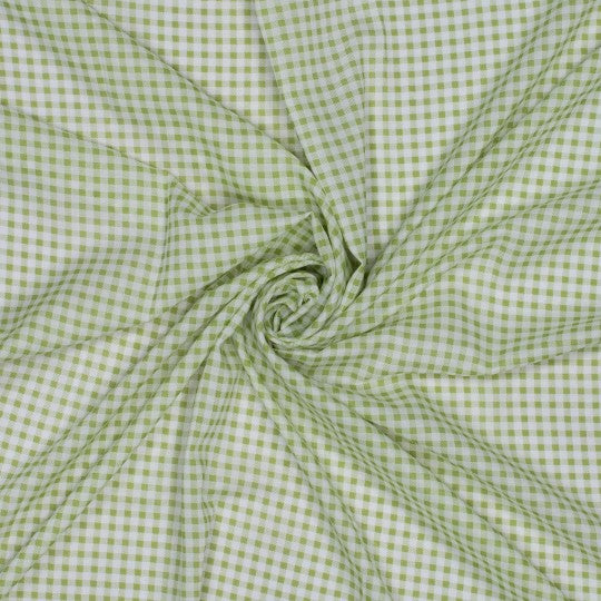 Vichy en Lyocel verde 70 gr