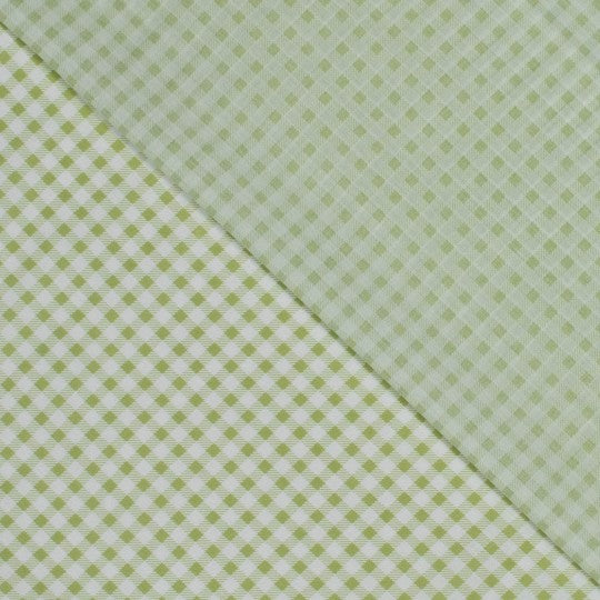 Vichy en Lyocel verde 70 gr