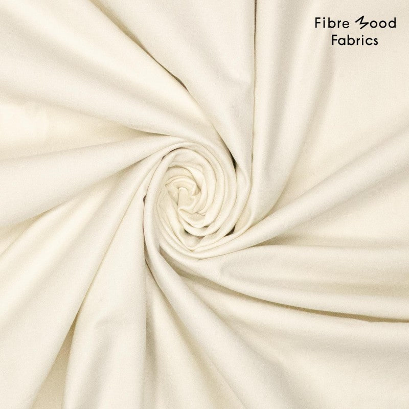 Denim elástico blanco roto