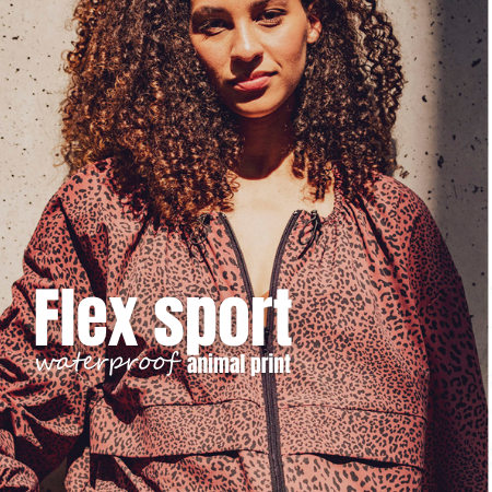 Tela Flex sport leopardo
