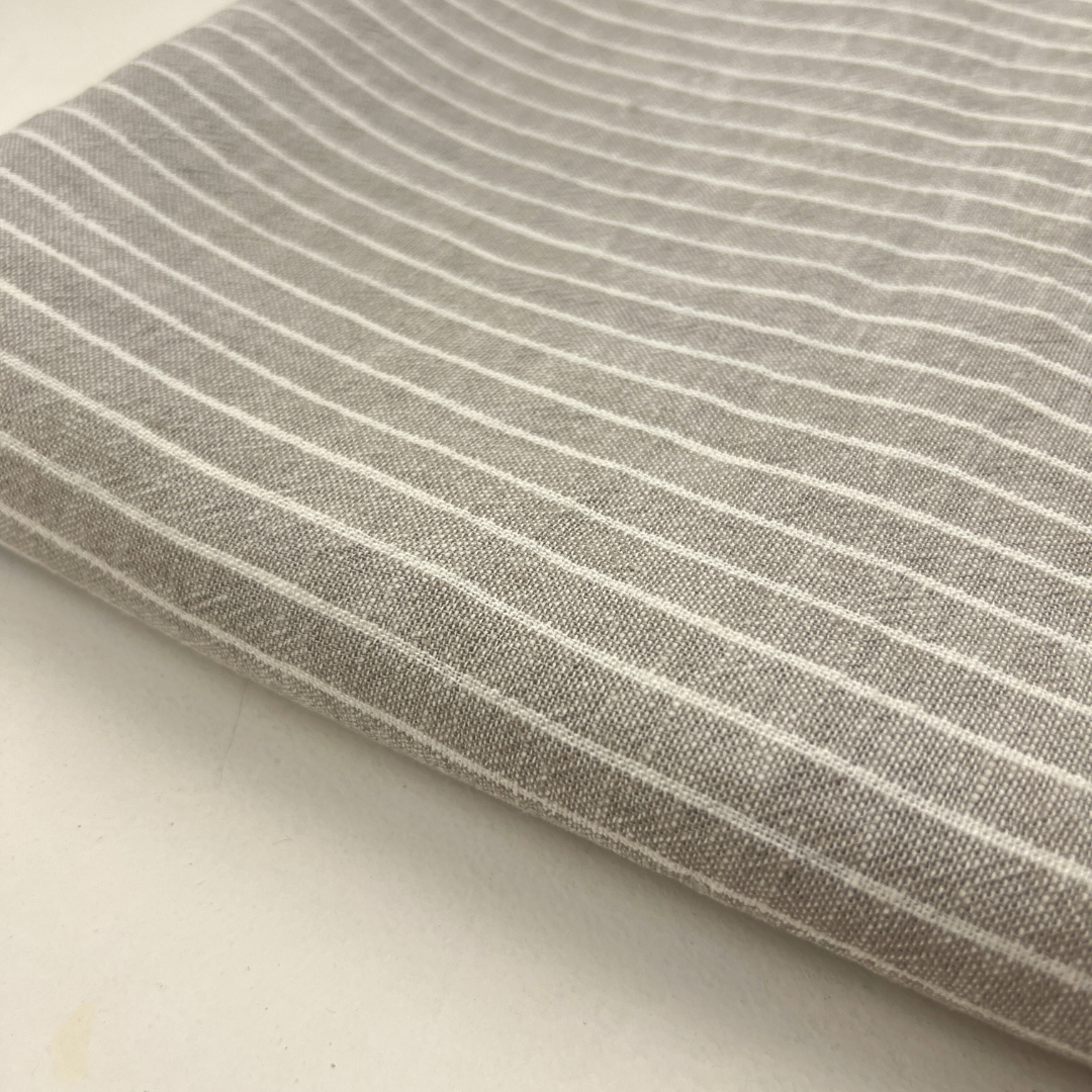 *RETAL* Lino y viscosa de rayas 140x165 cm