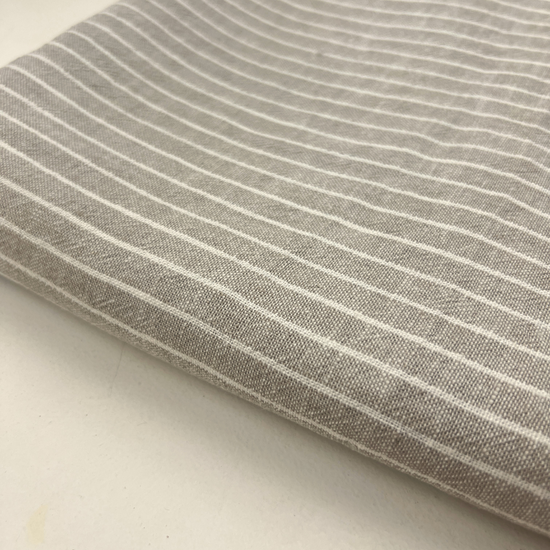 *RETAL* Lino y viscosa de rayas 140x165 cm
