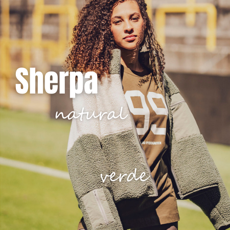 Tejido Sherpa verde