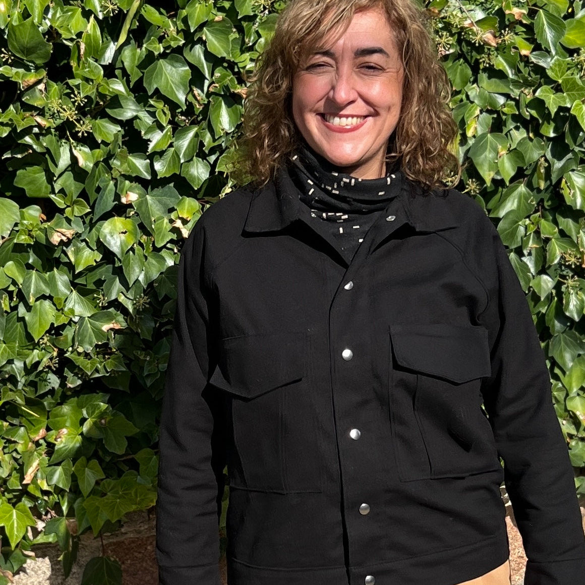 Tela canvas algodón 8 oz negra