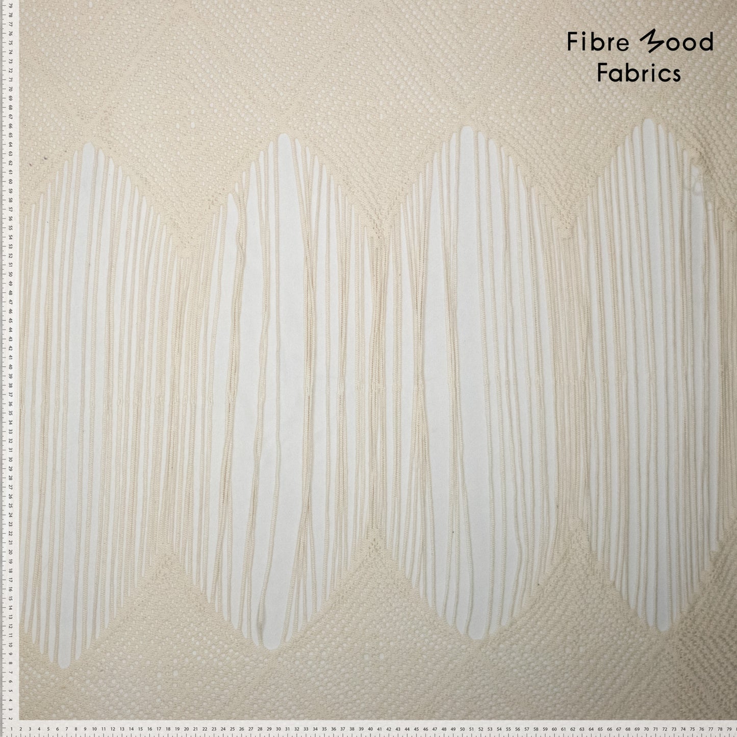 Punto crochet blanco con flecos