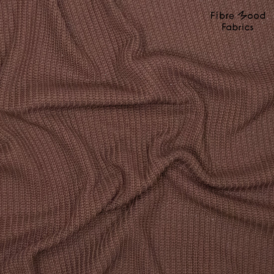 Punto knit big marrón