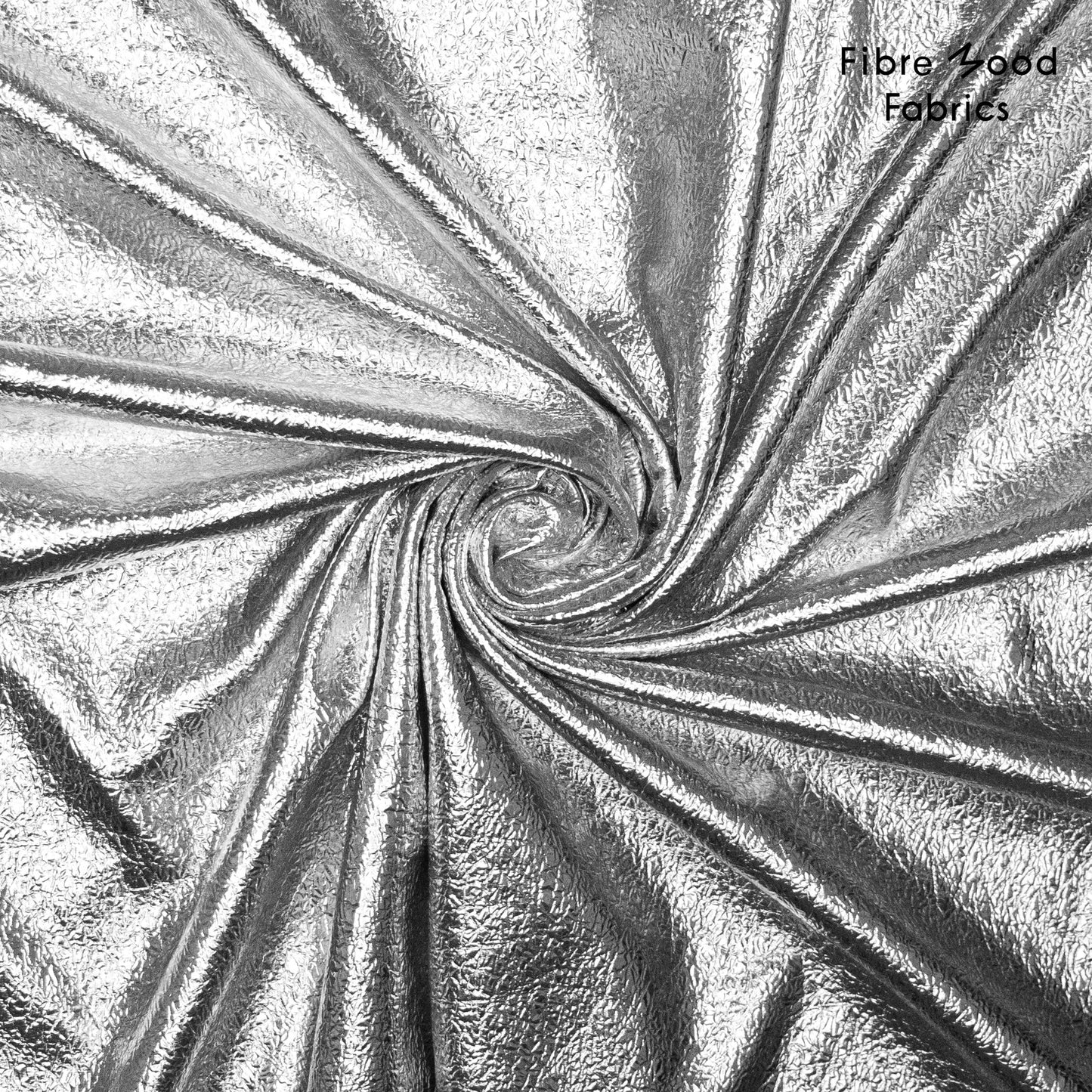 Metallic Crackle Soft Vegan plata