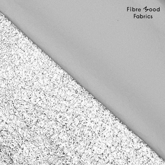 Metallic Crackle Soft Vegan plata