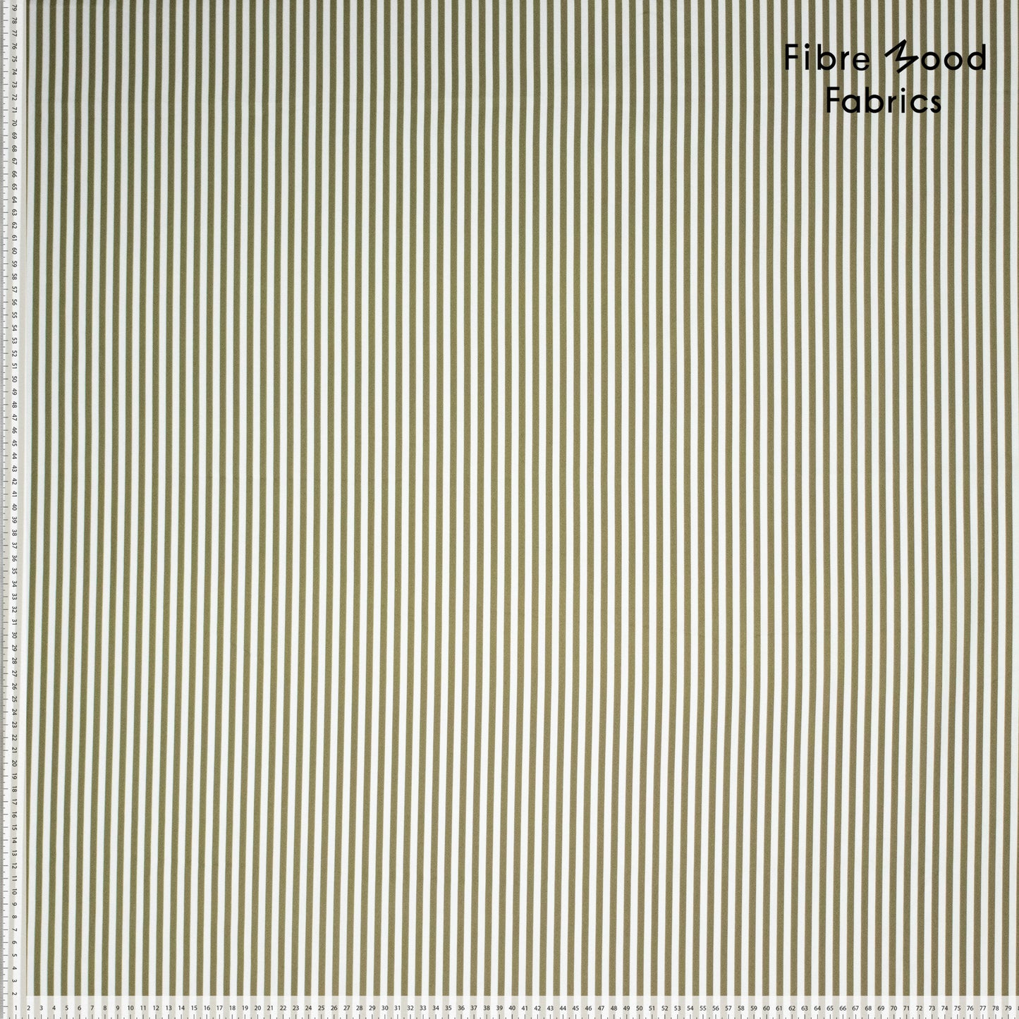 Tela algodón rayas verde