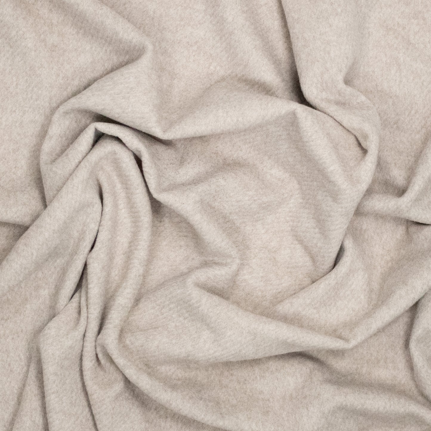 Paño abrigo cepillado gris melange