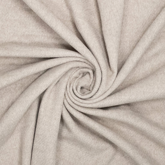 Paño abrigo cepillado gris melange