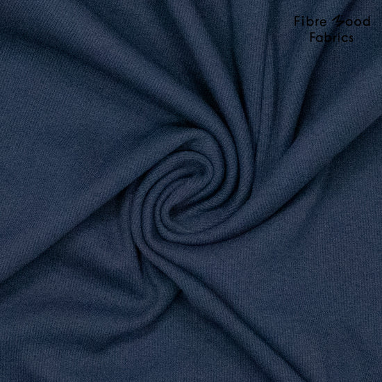 Tela punto soft sweat azul oscuro