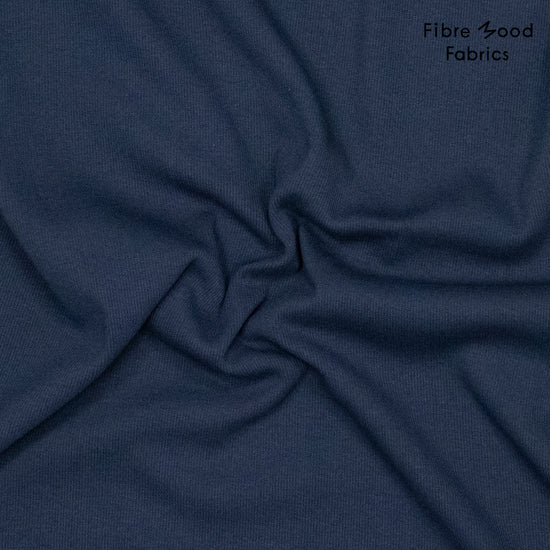 Tela punto soft sweat azul oscuro