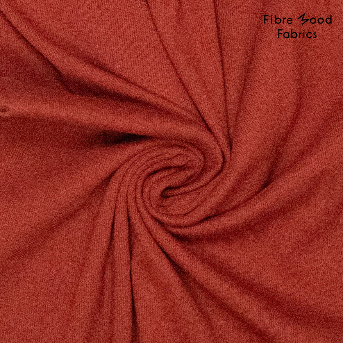 Puño canalé tubular 2x2 rojo oscuro