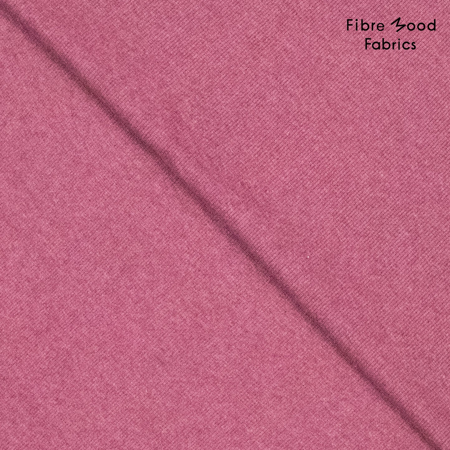 Puño canalé tubular 2x2 rosa empolvado