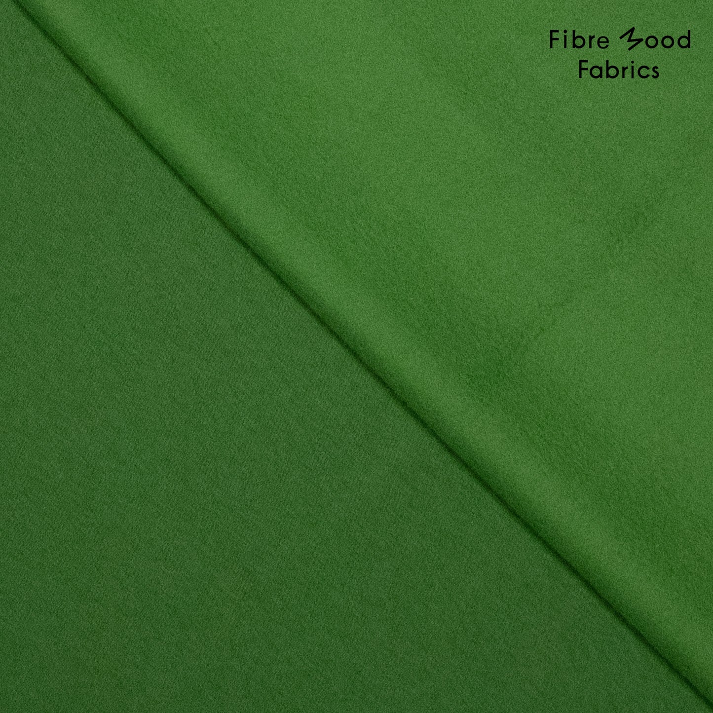 Puño canalé tubular 2x2 verde (100 cm)