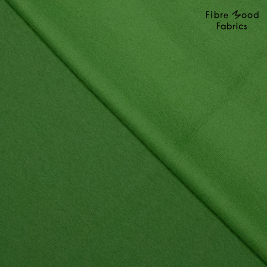 Puño canalé tubular 2x2 verde (100 cm)