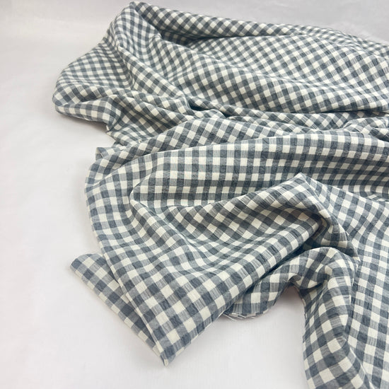 *OFERTA* Tela vichy seersucker gris