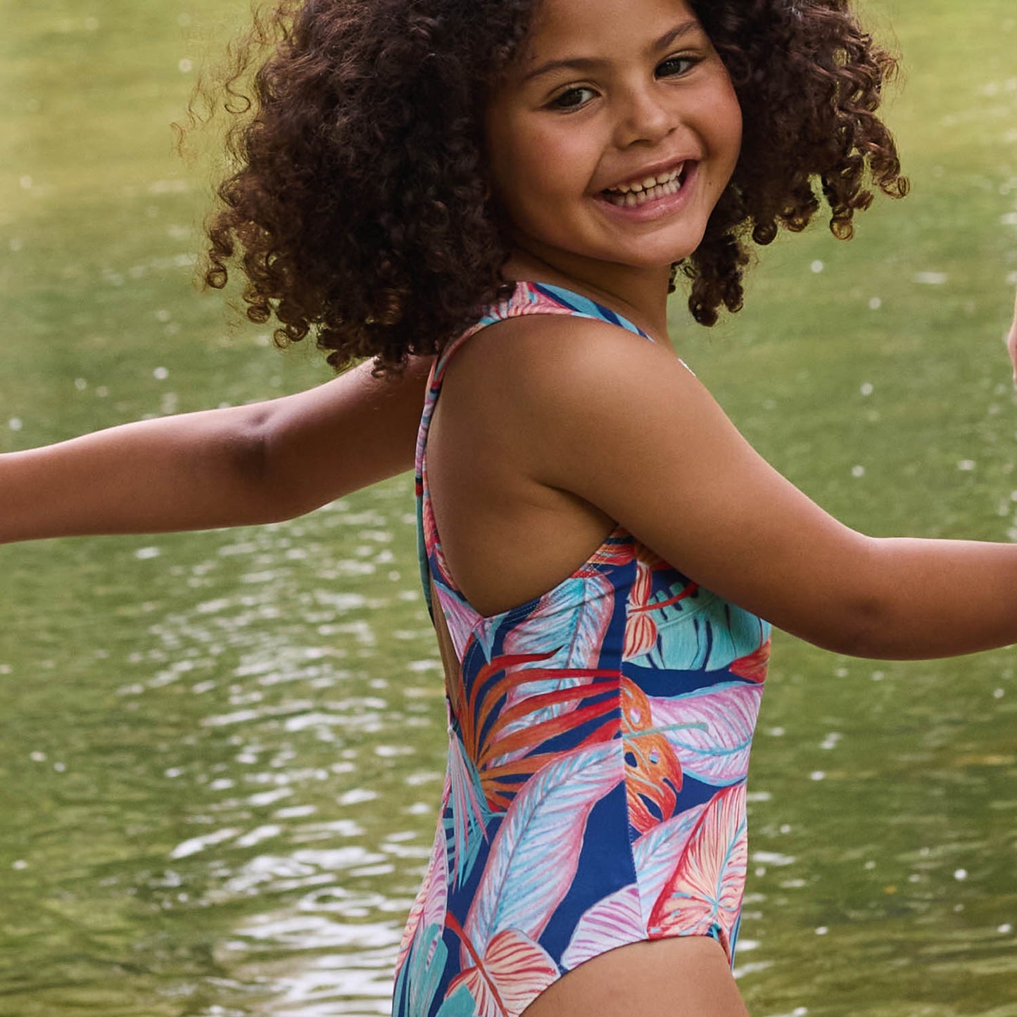 Lycra de bañador Tortoise Leaves