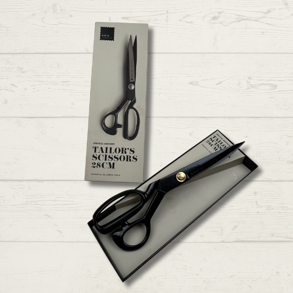 Tijeras sastre acero negras