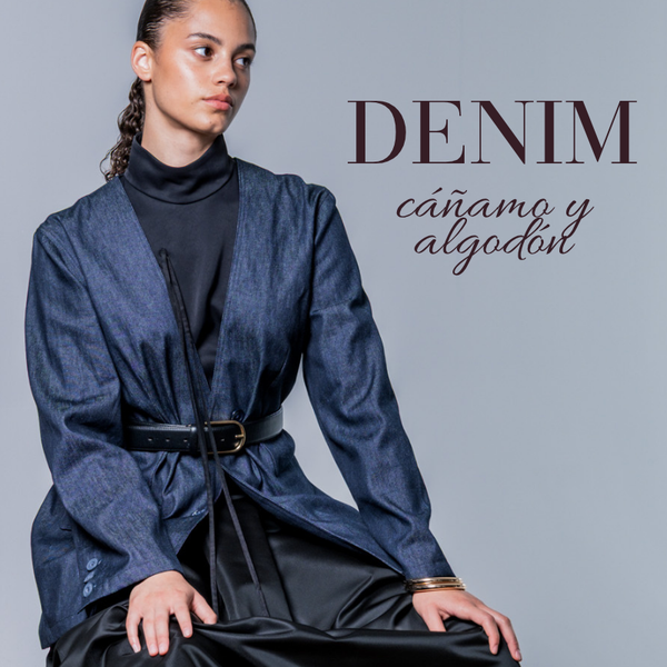 Denim algodón orgánico y cáñamo