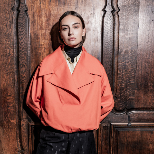 Twill algodón naranja