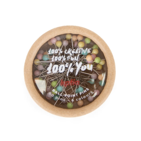 60 alfileres cajita craft