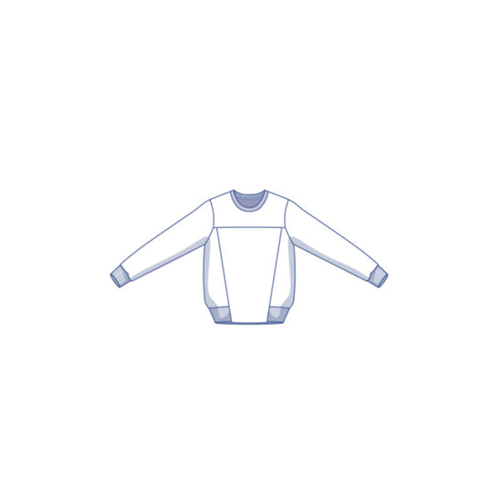 patrón en pdf hombre #calvin sudadera