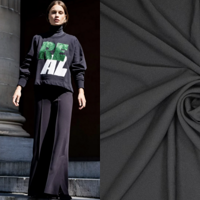 Crepè de viscosa premium negro