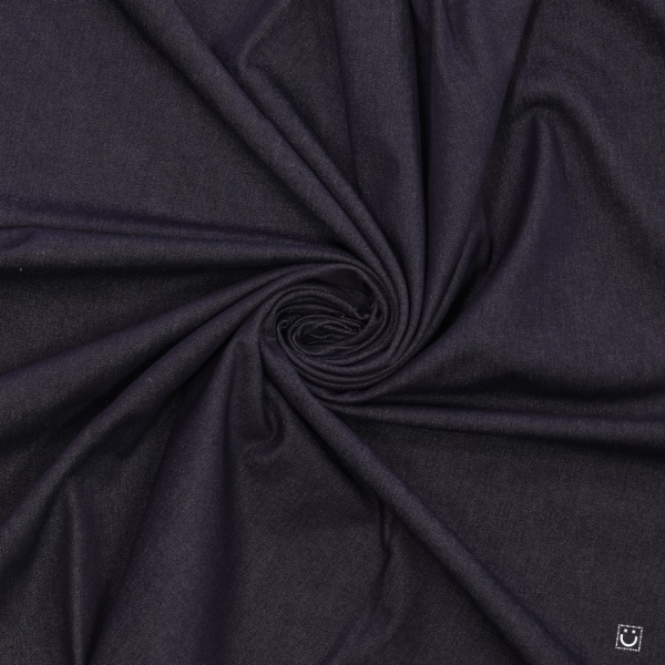 Denim algodón elástico índigo muy oscuro 10.8oz