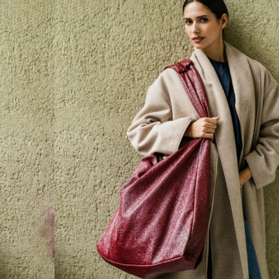 Metallic Crackle Soft Vegan plata