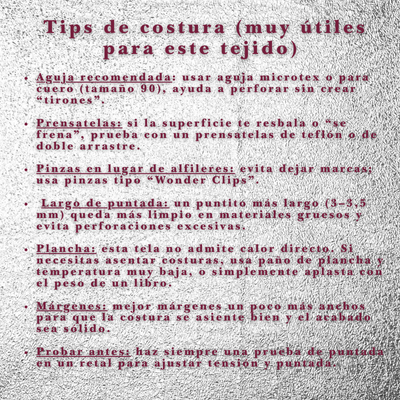 Metallic Crackle Soft Vegan plata