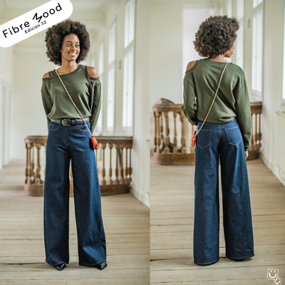 Denim algodón elástico
