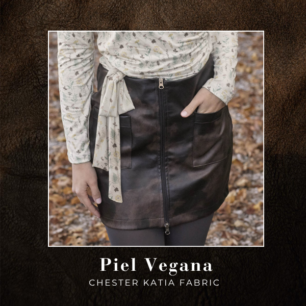 Piel vegana Chester Black Coffee