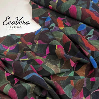 Lenzing EcoVero Abstracta multicolor