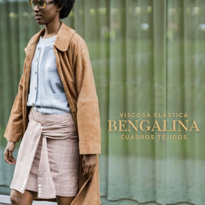 Viscosa elástica bengaline 260 gr