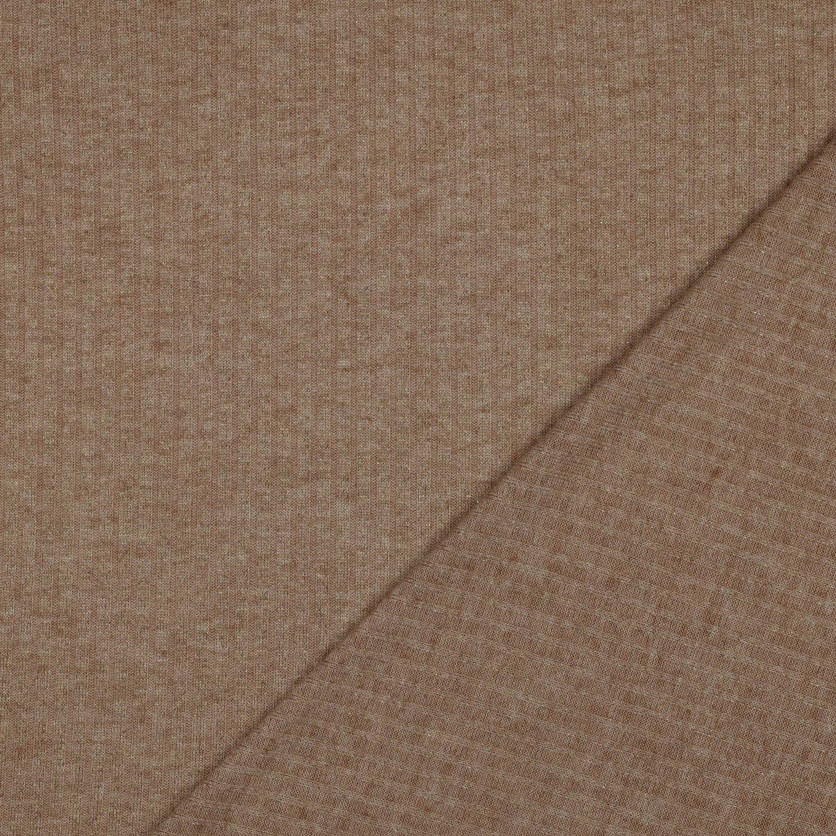 Punto canalé Lúrex - beige oro