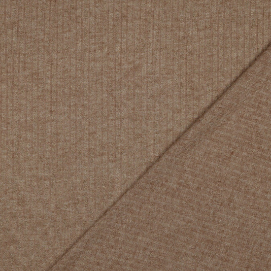 Punto canalé Lúrex - beige oro