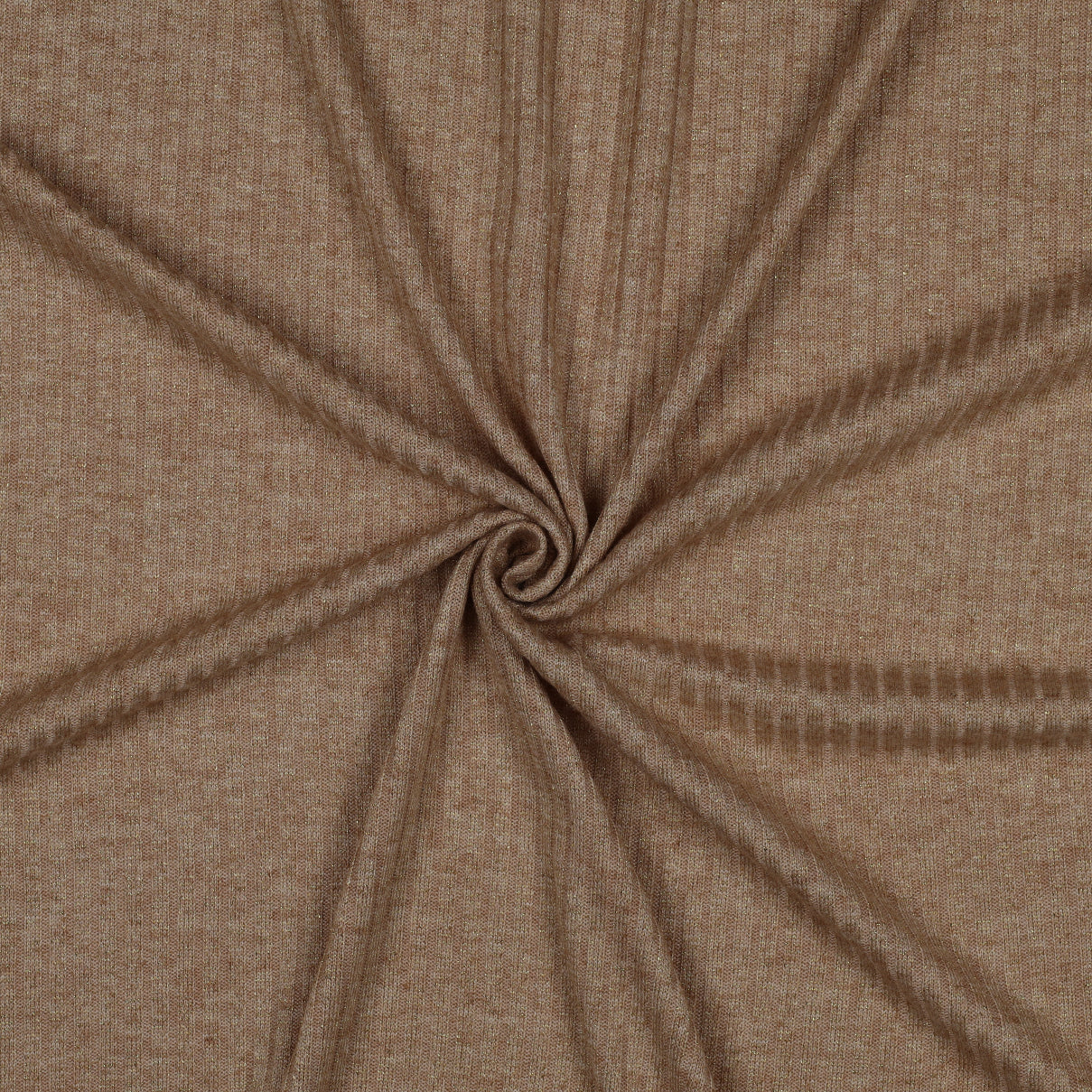 Punto canalé Lúrex - beige oro