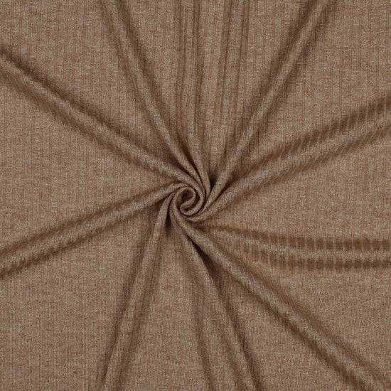 Punto canalé Lúrex - beige oro