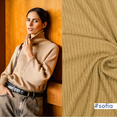 Punto knit big oro metalizado