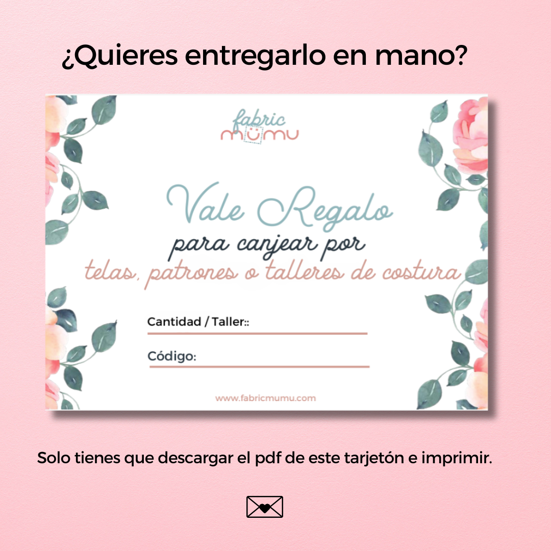 LA TARJETA REGALO DE FABRIC MÜMU
