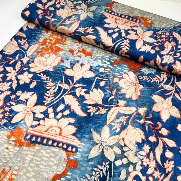 Sarga de viscosa de invierno Modernism Patchwork