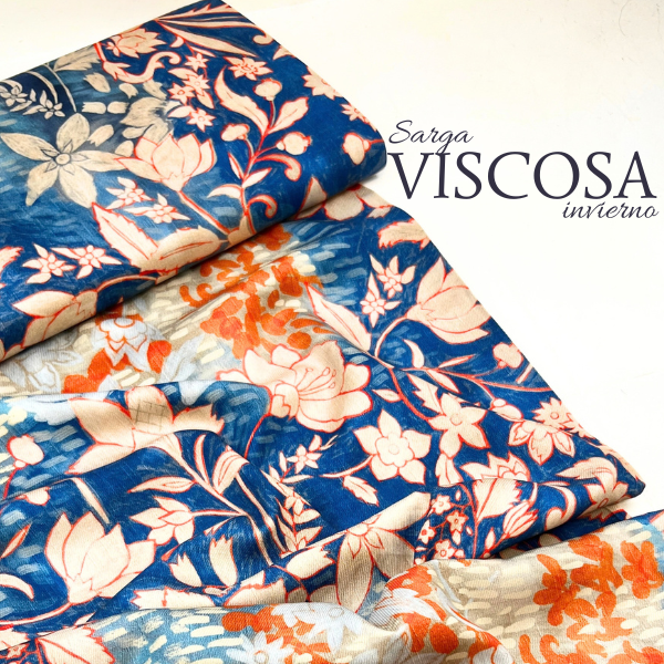 Sarga de viscosa de invierno Modernism Patchwork