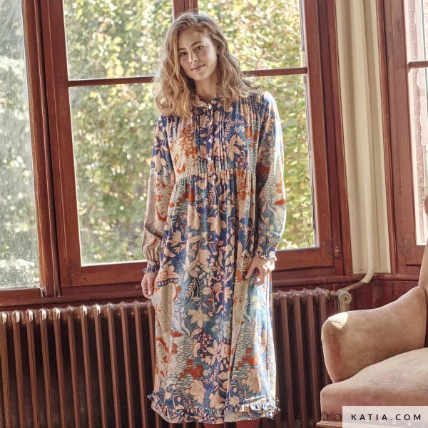Sarga de viscosa de invierno Modernism Patchwork